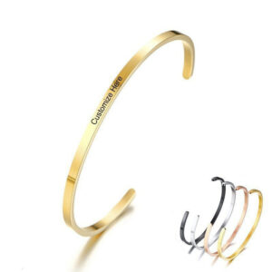 Elegant Bangle for Women Personalized Cuff Bracelet Temperament Lady Party